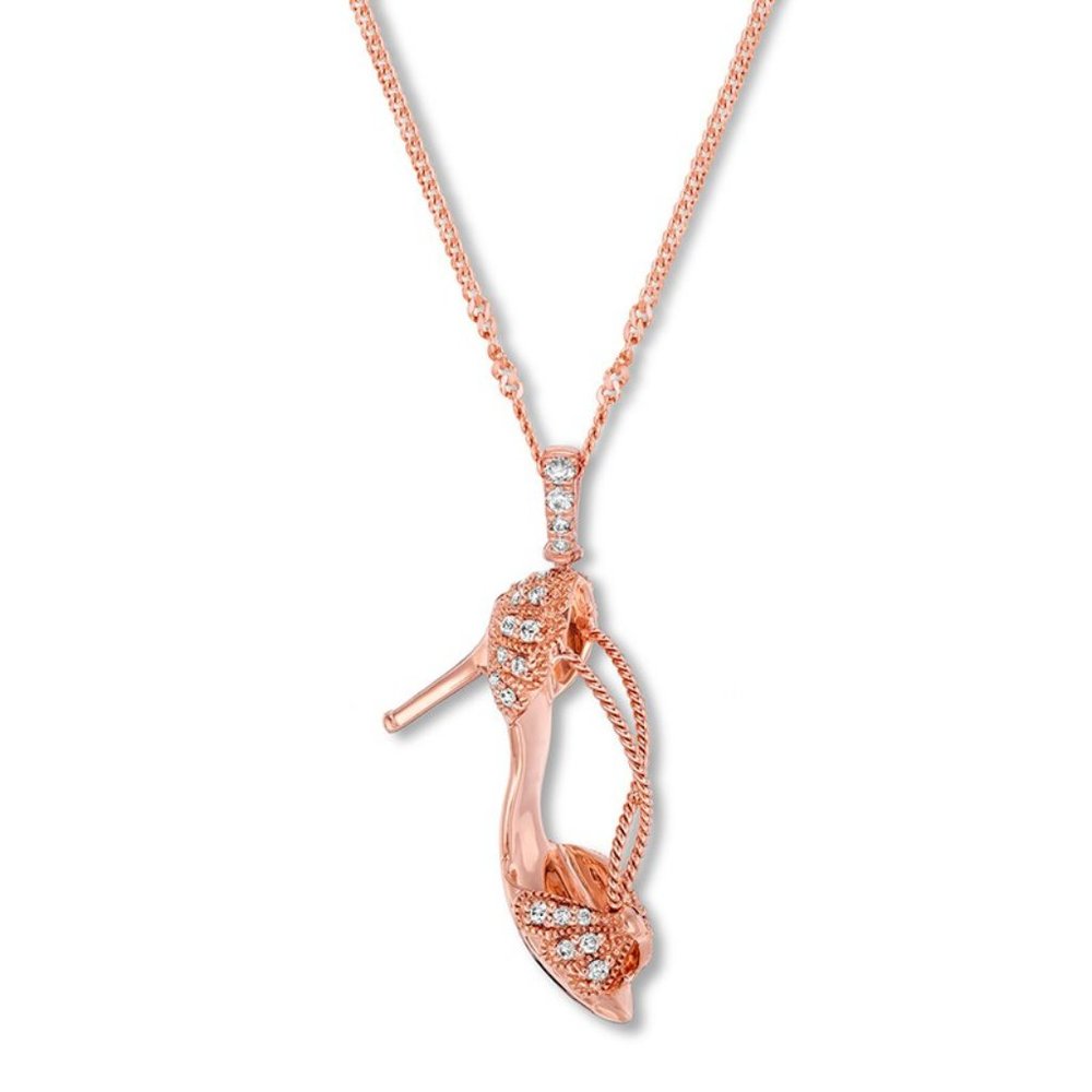 Emmy London Shoe necklace